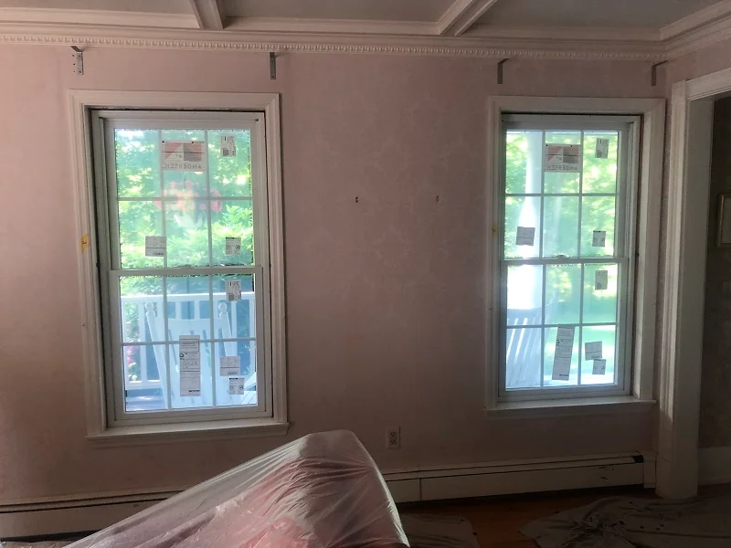 These Andersen double hung windows are tall